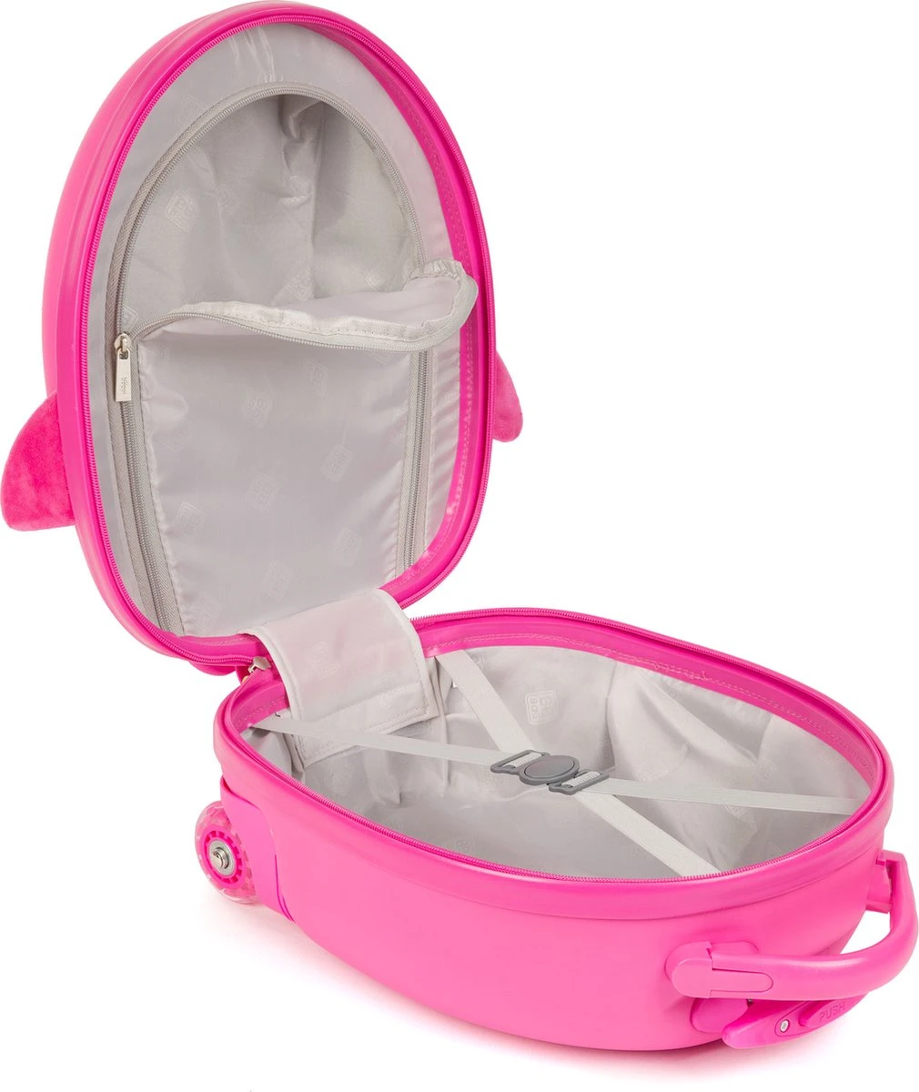 Boppi - Kindertrolley - Pinguïn (roze) - Handbagage - Lichtgewicht - Duurzaam - 17L 6 Boppi - Kindertrolley - Pinguïn (roze) - Handbagage - Lichtgewicht - Duurzaam - 17L - Afbeelding 5