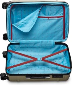 Tesla PC - Reiskoffer - 65 Cm - 4 Wielen - Goud 11 Tesla PC - Reiskoffer - 65 Cm - 4 Wielen - Goud -Bagageopslag 1022x1200 3