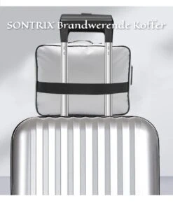 SONTRIX Brandwerende Koffer - Waterdicht - Brandwerend - Brandwerende Tas - Waterdichte Tas - Brandwerende Documententas - Tas - Handtas - Zwart -Bagageopslag 1023x1200 4