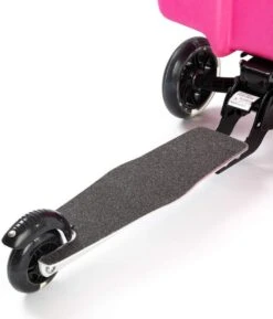 Handbagage Kinderen | Tas Meisje | Roze Uil | Koffer Handbagage | Kinder Koffer Meisjes | Step Meisje | Trolley Kinderen - 50 Kilo - 5 Tot 9 Jaar | Bouncy Box 40x20x25 Cm Incl. Nekkussen Vliegtuig -Bagageopslag 1027x1200 1