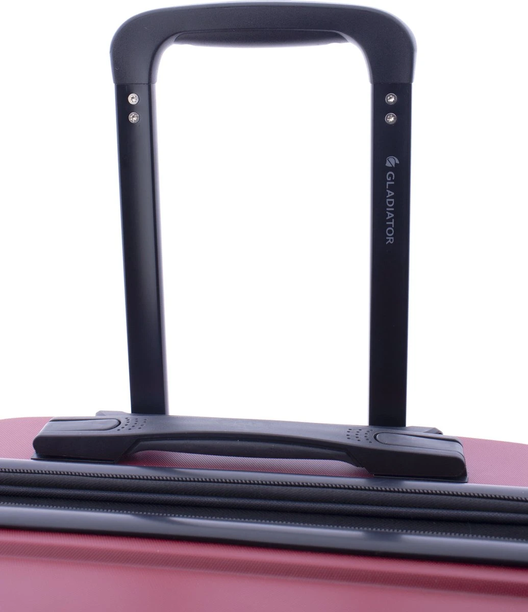 Gladiator Kick-Off Middelgrote Koffer Expandable - 67 Cm - 72/90 Liter - Eco Friendly Recyclebaar PP - Rood 8 Gladiator Kick-Off Middelgrote Koffer Expandable - 67 Cm - 72/90 Liter - Eco Friendly Recyclebaar PP - Rood - Afbeelding 6