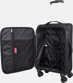 Decent D-Upright Handbagage Koffer - 55 Cm - TSA Slot - Zwart 35 Decent D-Upright Handbagage Koffer - 55 Cm - TSA Slot - Zwart -Bagageopslag 1058x1200