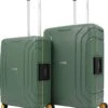 CarryOn Steward Kofferset - 2-delige TSA Trolleyset Met Kliksloten - Dubbele Wielen - Groen -Bagageopslag 1065x1200 8