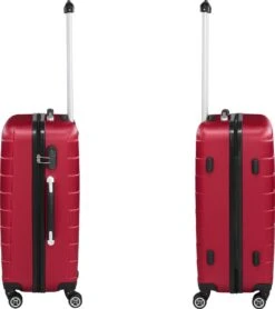 Tectake - Kofferset Trolleyset Reisset - 3-dlg Hardshell Wijnrood - 402670 14 Tectake - Kofferset Trolleyset Reisset - 3-dlg Hardshell Wijnrood - 402670 -Bagageopslag 1067x1200 3