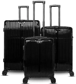 REISKOFFER ROYAL SWISS 3 DELIG ZWART