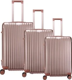 Royal Swiss - Kofferset - Cijferslot- Lichtgewicht Koffer - 4 Wielen- Rosé Gold 22 Royal Swiss - Kofferset - Cijferslot- Lichtgewicht Koffer - 4 Wielen- Rosé Gold -Bagageopslag 1087x1200 2