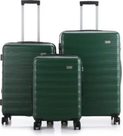 **ACTIE** NDK Swiss - Kofferset - 3 Delig - 4 Wielen - Groen -Bagageopslag 1088x1200 5