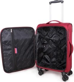 Decent D-Upright Handbagage Koffer - 55 Cm - TSA Slot - Bordeaux Rood -Bagageopslag 1093x1200 1