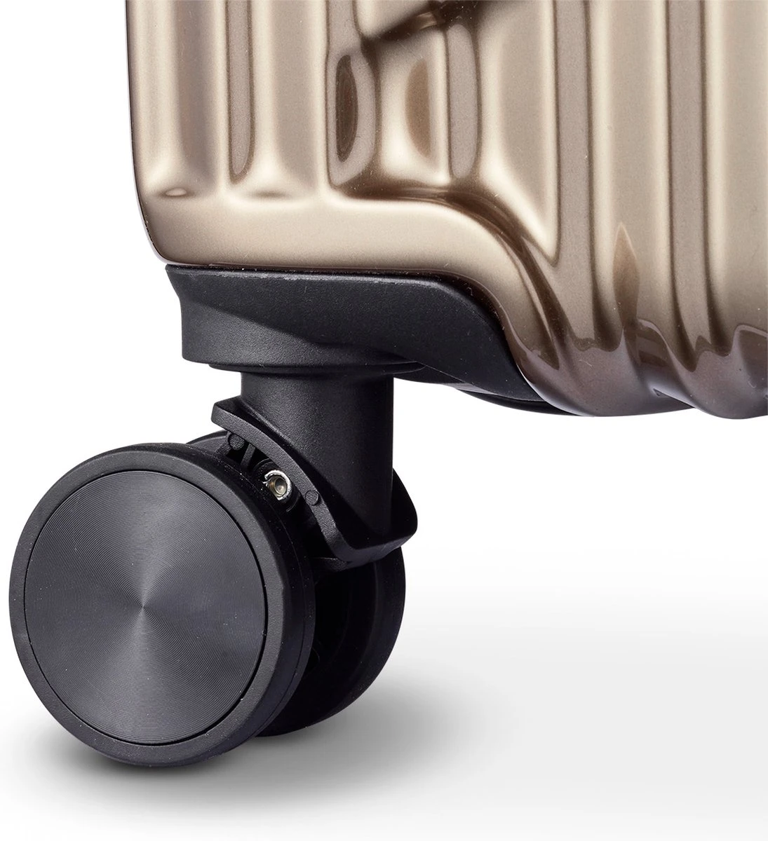 Tesla PC - Reiskoffer - 65 Cm - 4 Wielen - Goud 8 Tesla PC - Reiskoffer - 65 Cm - 4 Wielen - Goud - Afbeelding 6