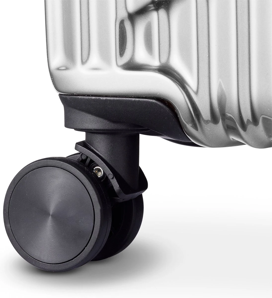 Tesla PC - Reiskoffer - 65 Cm - 4 Wielen - Zilver 7 Tesla PC - Reiskoffer - 65 Cm - 4 Wielen - Zilver - Afbeelding 5