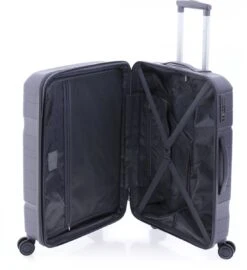 Gladiator Boxing L Spinner 77 - Exp - TSA Slot - Metallic Grey -Bagageopslag 1096x1200 3