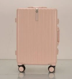 TOP AA Reis Kofferset - Trolleyset 3-delig Met TSA Slot Aluminum Frame, Kleine Cabine En Groot, ABS Luggage, (20+24+28 Inches 3 Pc Set), Roze/pink -Bagageopslag 1096x1200 4