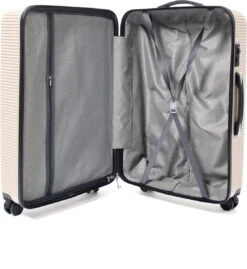 AttitudeZ Air-Z Reiskoffer Medium Champagne 67cm - TSA-slot -Bagageopslag 1103x1200 3