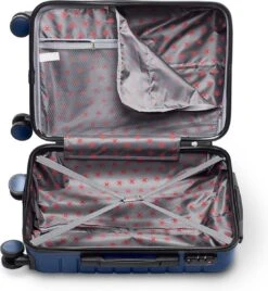 Swiss Alpine 2.0 - Handbagage Koffer - 55x35x20 Cm - 4 Wielen - Blauw 13 Swiss Alpine 2.0 - Handbagage Koffer - 55x35x20 Cm - 4 Wielen - Blauw -Bagageopslag 1105x1200