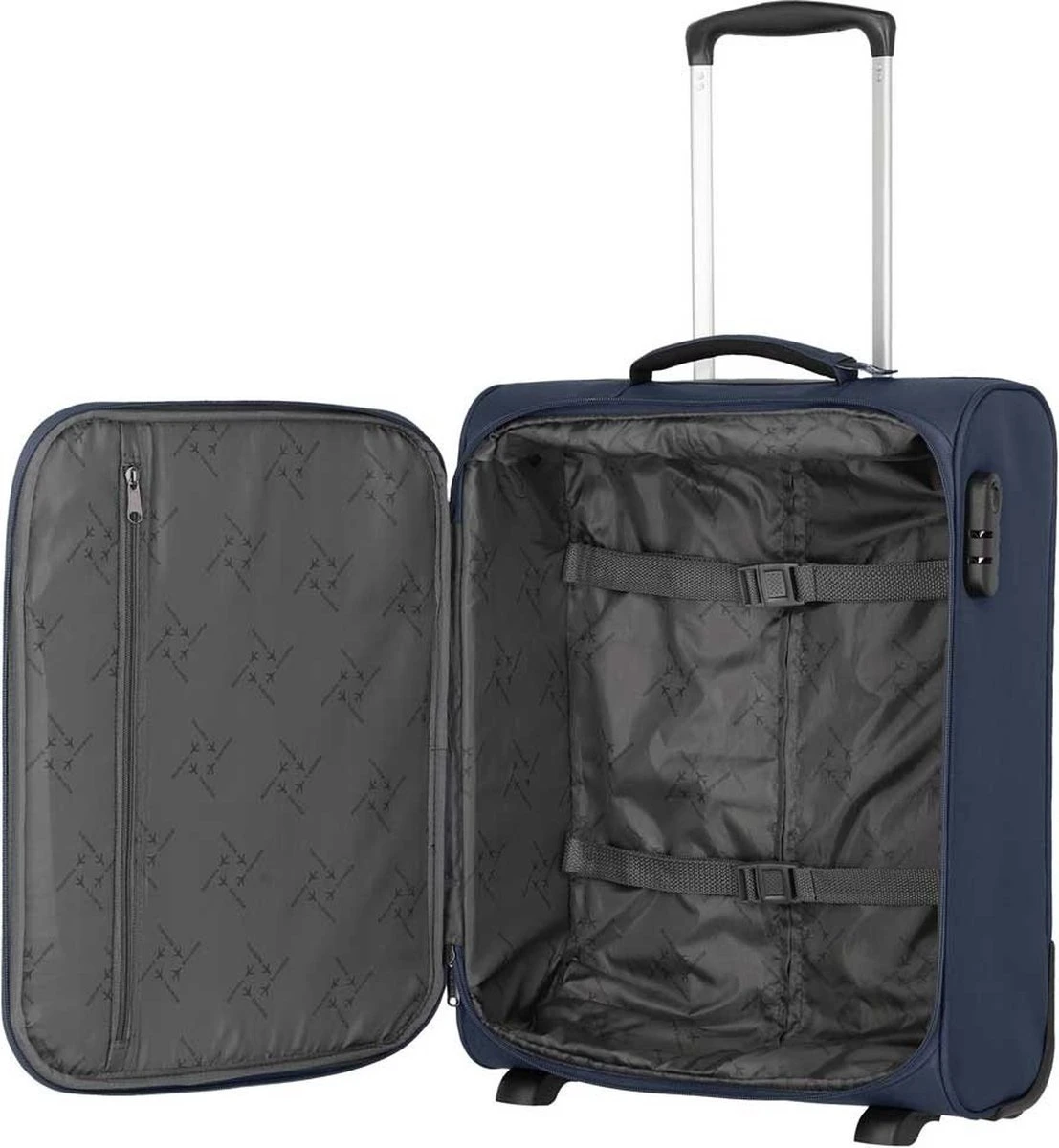 Travelite Cabin 2 Wheel Trolley Bordeaux 7 Travelite Cabin 2 Wheel Trolley Bordeaux - Afbeelding 5