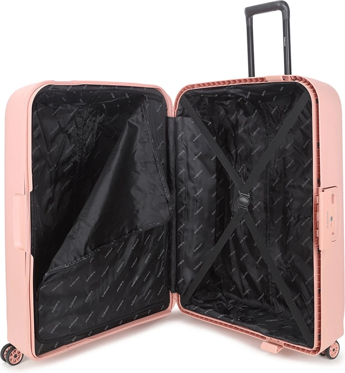 Decent Harde Koffer Axiss-Fix 78 - Roze 6 Decent Harde Koffer Axiss-Fix 78 - Roze - Afbeelding 4