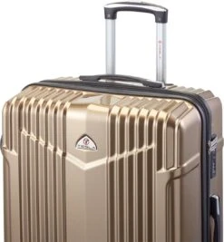 Tesla - Kofferset - 3-delig - 4 Wielen - Cijferslot - Goud -Bagageopslag 1111x1200 5