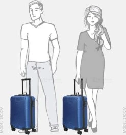 Enrico Benetti Louisville 39040 Handbagage Koffer 52 Cm - Blauw -Bagageopslag 1117x1200