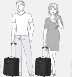 Travelite Handbagage Zachte Koffer / Trolley / Reiskoffer - Cabin - 43 Cm - Zwart -Bagageopslag 1126x1200