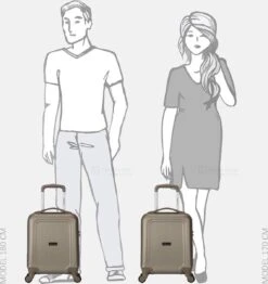 Decent Handbagage Koffer / Trolley / Reiskoffer - 42 Cm - 24 Liter - ABS - Maxi Air - Champagne 37 Decent Handbagage Koffer / Trolley / Reiskoffer - 42 Cm - 24 Liter - ABS - Maxi Air - Champagne -Bagageopslag 1132x1200 4