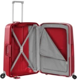 Samsonite Reiskoffer - S'CURE SPINNER 69/25 (Medium) Rood -Bagageopslag 1155x1200
