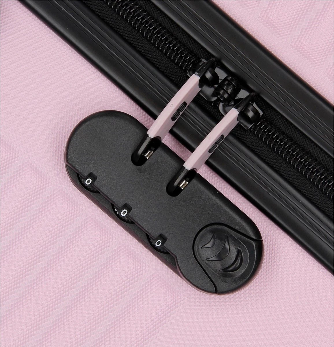 Enrico Benetti Louisville 39040 Handbagage Koffer Hardcase ABS - Roze 7 Enrico Benetti Louisville 39040 Handbagage Koffer Hardcase ABS - Roze - Afbeelding 5