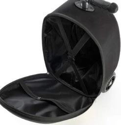 Rolkoffer Trolley Voor Kinderen | Geel | Trolley | Tas Kind | Bagagekoffer | Step Jongen | Vliegtuig Nekkussen | Step Met 3 Wielen | FDBW | Koffer Handbagage - 50 Kilo - Bouncy Box 40x20x25 Cm + Nekkussen Vliegtuig -Bagageopslag 1160x1200 1