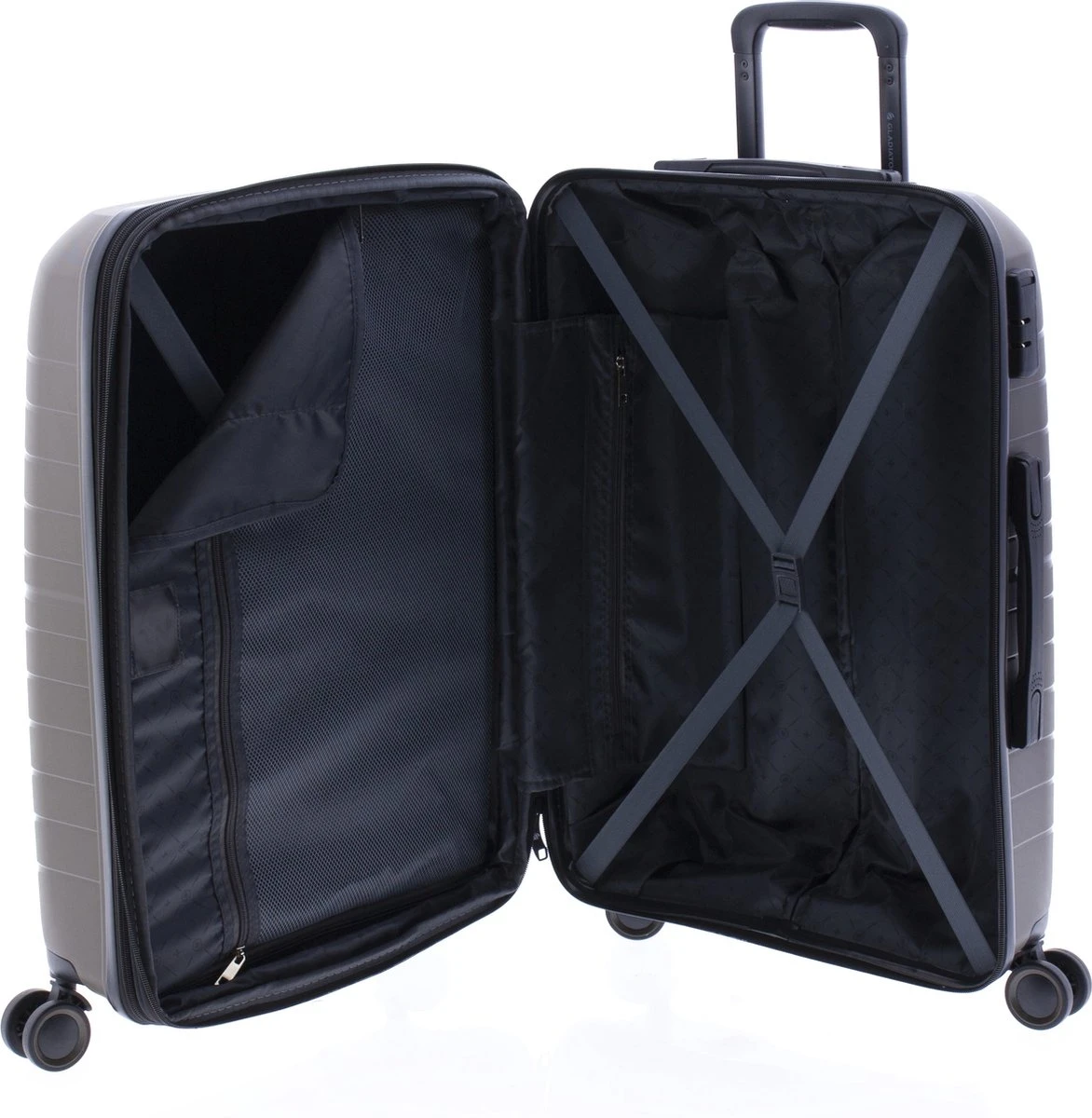 Gladiator Kick-Off Middelgrote Koffer Expandable - 67 Cm - 72/90 Liter - Eco Friendly Recyclebaar PP - Rood 7 Gladiator Kick-Off Middelgrote Koffer Expandable - 67 Cm - 72/90 Liter - Eco Friendly Recyclebaar PP - Rood - Afbeelding 5