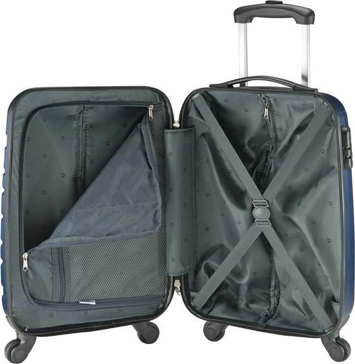 Princess Traveller Singapore Handbagage Koffer 55 Cm - Dark Blue 6 Princess Traveller Singapore Handbagage Koffer 55 Cm - Dark Blue - Afbeelding 4