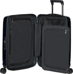 Samsonite Reiskoffer - Nuon Spinner 55/20 Exp (Handbagage) Metallic Dark Blue -Bagageopslag 1189x1200 2