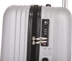 Royalty Rolls Amsterdam Handbagage Koffer 52 Cm - 25 Liter - Zilvergrijs -Bagageopslag 1200x1011 1