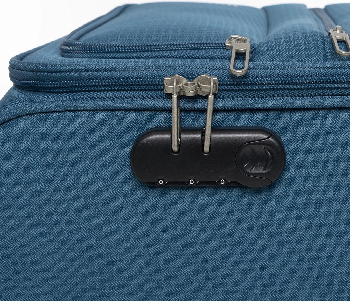 Travelbags Handbagage Zachte Koffer / Trolley / Reiskoffer - The Base - 55 Cm - Groen 7 Travelbags Handbagage Zachte Koffer / Trolley / Reiskoffer - The Base - 55 Cm - Groen - Afbeelding 5