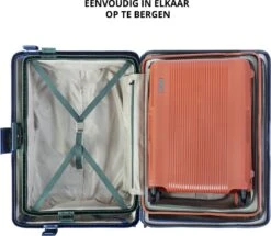 CarryOn Protector Luxe Kofferset - TSA Trolleyset M+L Formaat Met Kliksloten - Terra 12 CarryOn Protector Luxe Kofferset - TSA Trolleyset M+L Formaat Met Kliksloten - Terra -Bagageopslag 1200x1046 7