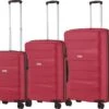 CarryOn Porter ® Kofferset - TSA Trolleyset 3-delig Met OKOBAN - Dubbele Wielen - Rood 1 CarryOn Porter ® Kofferset - TSA Trolleyset 3-delig Met OKOBAN - Dubbele Wielen - Rood -Bagageopslag 1200x1048 3