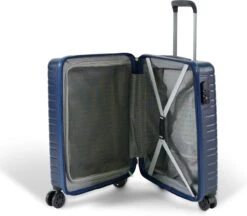 ©TROLLEYZ - Amsterdam No.9 - Trolley - 55cm Met TSA Slot - Dubbele Wielen - 360° Spinners - 100% ABS - Handbagage Koffer In Ocean Blue 13 ©TROLLEYZ - Amsterdam No.9 - Trolley - 55cm Met TSA Slot - Dubbele Wielen - 360° Spinners - 100% ABS - Handbagage Koffer In Ocean Blue -Bagageopslag 1200x1051 2