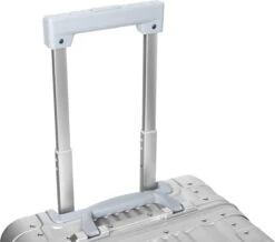 Aluminium Handbagage Koffer Mozzel Darrow - Reiskoffer Met Wielen - 51cm - Harde Koffer - Zilver -Bagageopslag 1200x1059 1