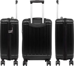 Travelsuitcase - Parma- Ruimbagage Reiskoffer - Polycarbonaat- Zwart - Hoogglans - Maat L / 93 Liter -Bagageopslag 1200x1065 3