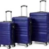 Merax 3-delig Kofferset Met TSA Slot - Trolleyset ABS 40L, 70L & 110 Liter - Blauw -Bagageopslag 1200x1078 2