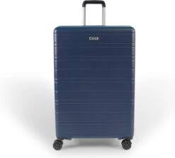 Bagageopslag 40 ©TROLLEYZ - Amsterdam No.9 - Reiskoffer 78cm Met TSA Slot - Dubbele Wielen - 360° Spinners - 100% ABS - Reiskoffer In Ocean Blue