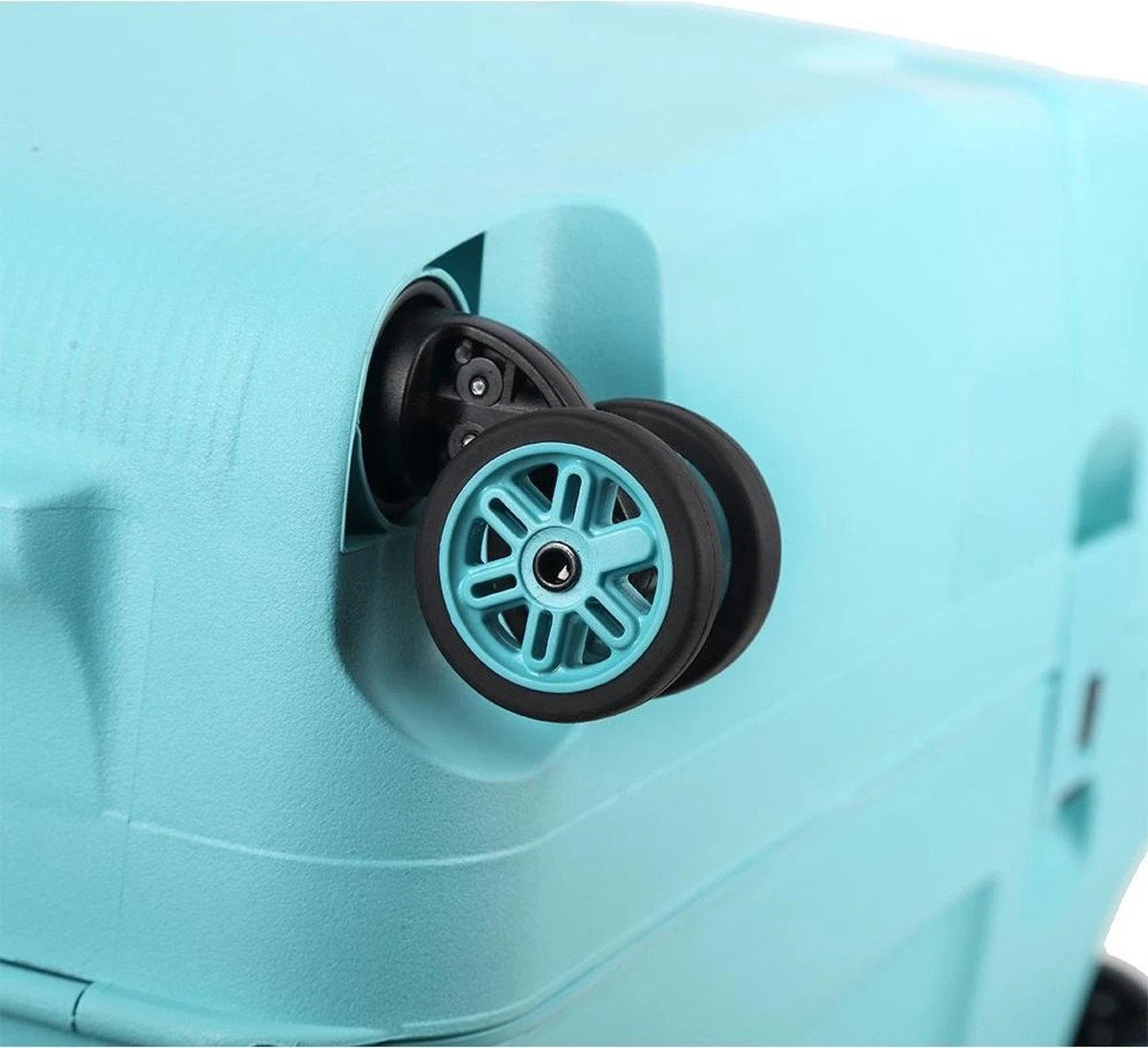 Decent Transit Large Koffer - 82 Cm - Lichtblauw 10 Decent Transit Large Koffer - 82 Cm - Lichtblauw - Afbeelding 8