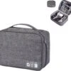 Travelorganizer Electronica Grijs - Reis Organiser Oplader - Opberger Vakantie / Travel - Reisorganizer -Bagageopslag 1200x1096 2