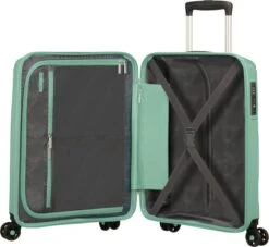 American Tourister Reiskoffer - Sunside Spinner 55/20 (Handbagage) Mineral Green 13 American Tourister Reiskoffer - Sunside Spinner 55/20 (Handbagage) Mineral Green -Bagageopslag 1200x1102