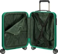 Princess Traveller I'm Green Atlantic - Handbagage Koffer - Groen - S - 55cm -Bagageopslag 1200x1103 1