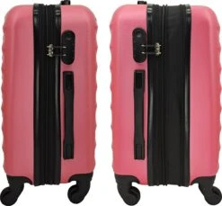 SB Travelbags Kofferset - 2 Delige 'Expandable' Koffer - Roze - 65cm/55cm -Bagageopslag 1200x1112 2