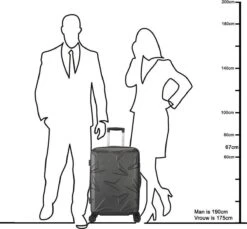 Decent Harde Koffer Q-LuxxHoogte > 67 Cm - Grijs -Bagageopslag 1200x1114 21