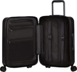 Samsonite Reiskoffer - Stackd Spinner 55/20 Exp (Handbagage) Black -Bagageopslag 1200x1117