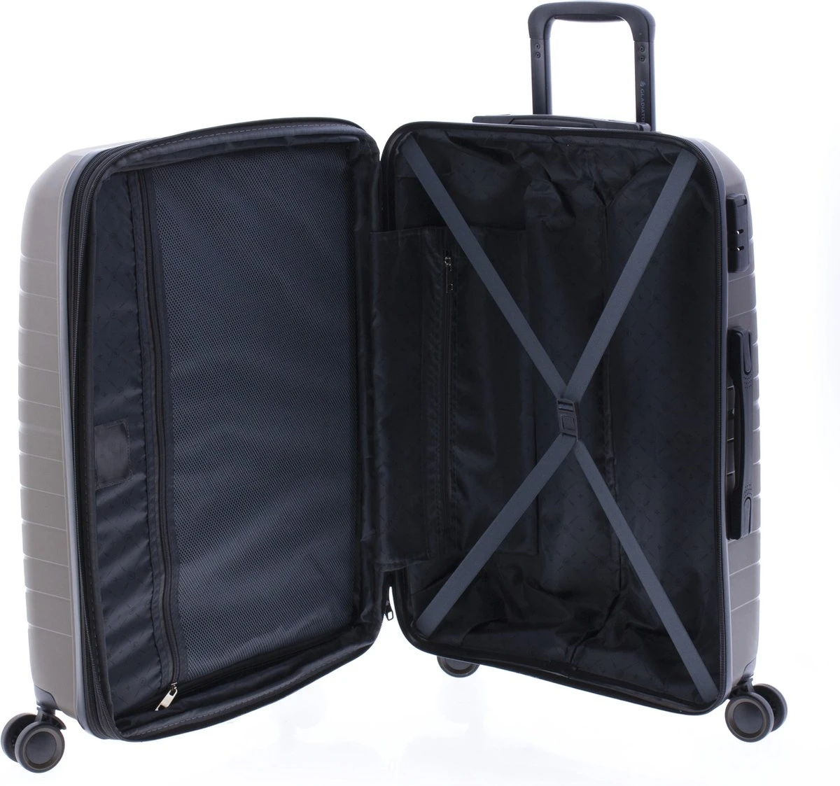 Gladiator Kick-Off Middelgrote Koffer Expandable - 67 Cm - 72/90 Liter - Eco Friendly Recyclebaar PP - Rood 6 Gladiator Kick-Off Middelgrote Koffer Expandable - 67 Cm - 72/90 Liter - Eco Friendly Recyclebaar PP - Rood - Afbeelding 4