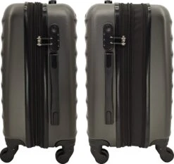 SB Travelbags Kofferset - 2 Delige 'Expandable' Koffer - Donker Grijs - 65cm/55cm -Bagageopslag 1200x1130 8