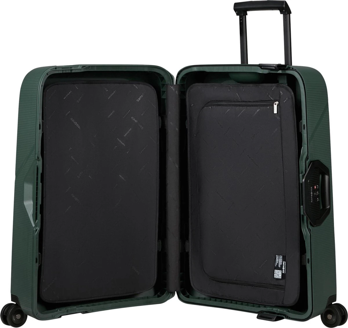 Samsonite Reiskoffer - Magnum Eco Spinner 69/25 (Medium) Forest Green 6 Samsonite Reiskoffer - Magnum Eco Spinner 69/25 (Medium) Forest Green - Afbeelding 4