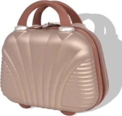 VidaXL Harde Rolkoffer Set Champagnekleurig 4-dlg -Bagageopslag 1200x1142 1